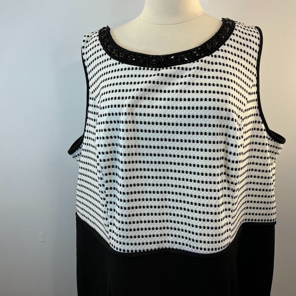 Maya Brooke Women's Sleeveless Dress and 3/4 Sleeve Jacket 2-Pc Set - Size 24W - Picture 3 of 8